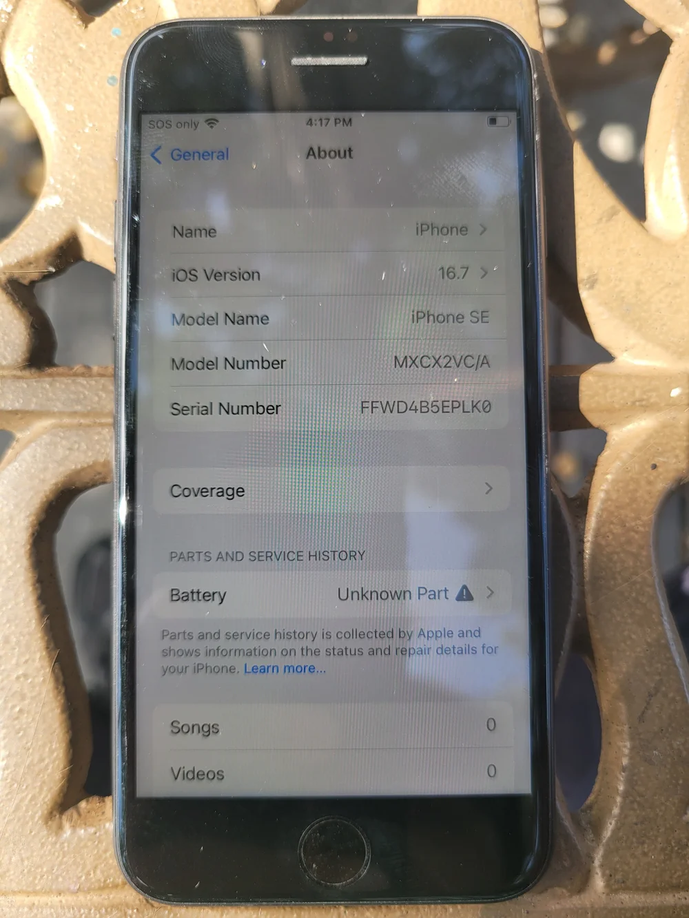 Apple iPhone SE 2nd Gen 2020(Black) - Unlocked Smartphone Used **AJ**